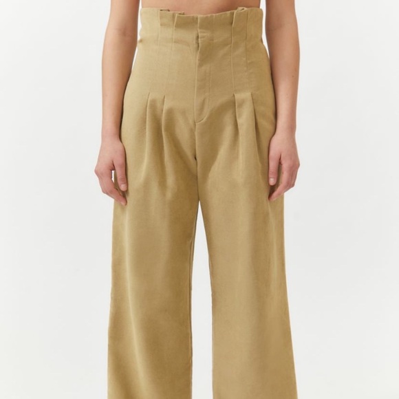 Urban Outfitters Estelle Corset-Waist Trouser Pant NWT Size 0 - Picture 4 of 9